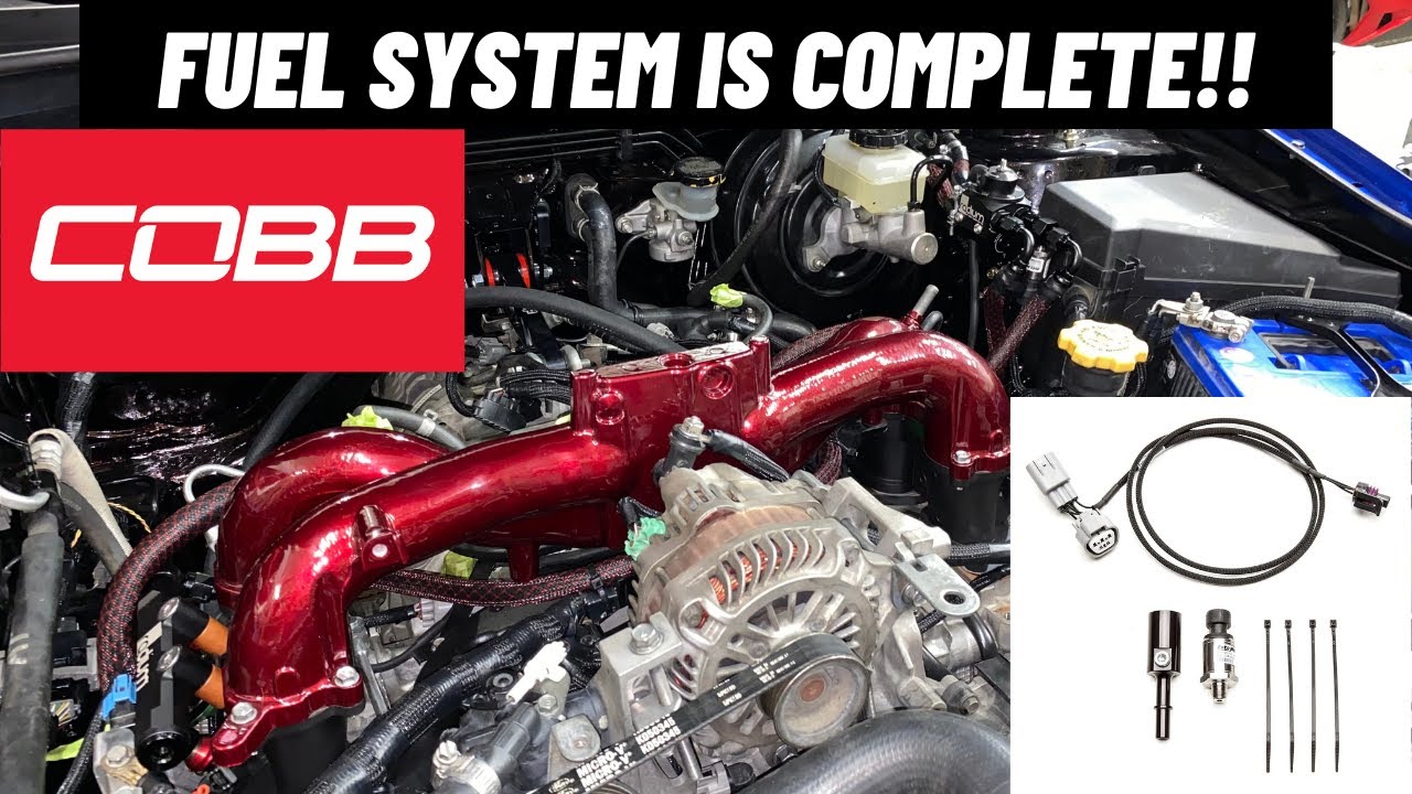 COBB FUEL PRESSURE SENSOR INSTALL SUBARU STI!!