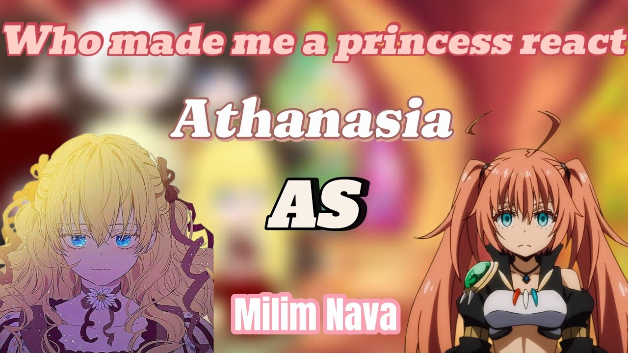 Who made me a princess react Athanasia as Milim Nava | 🇧🇷🇪🇸🇺🇲🇷🇺 |