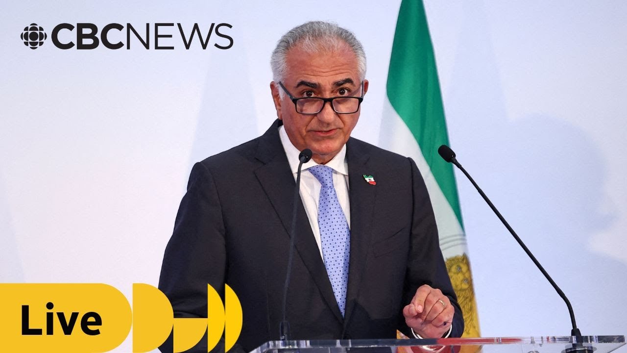 Iranian opposition leader Reza Pahlavi answers questions