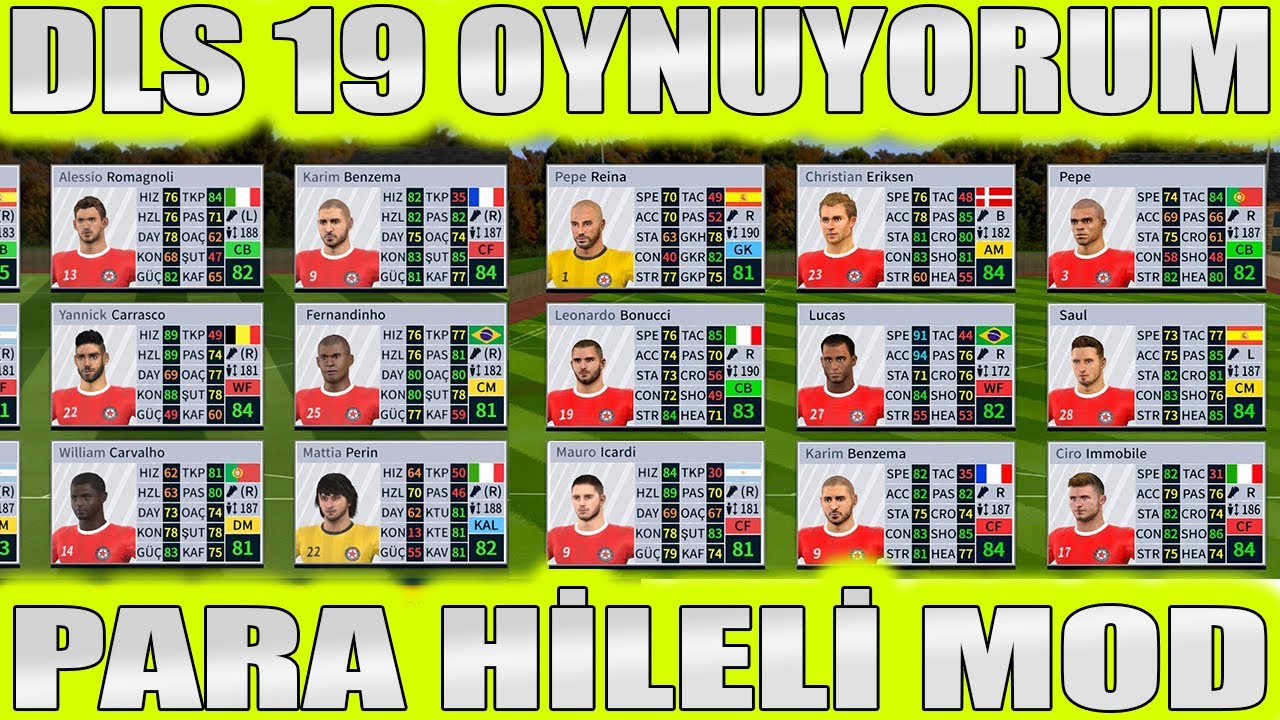 DLS 19 PARA HİLELİ MOD OYNUYORUM - DREAM LEAGUE SOCCER 2019