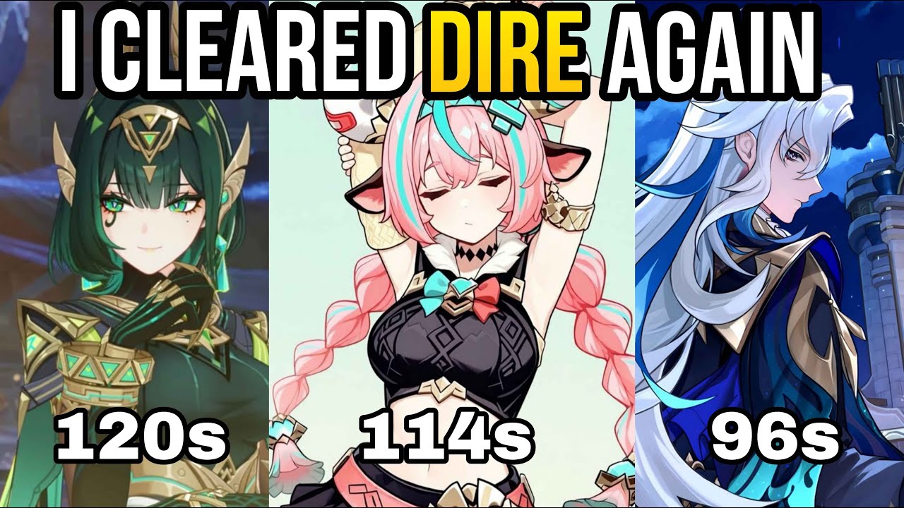 THE FIRST TIME FELT SO GOOD, I HAD TO DO IT AGAIN - Stygian Dire Clear 330s NO JEAN | Genshin Impact