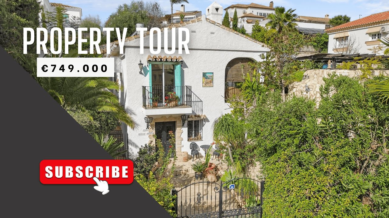 Tropical Garden Oasis with Jacuzzi – House in Mijas | 749,000€
