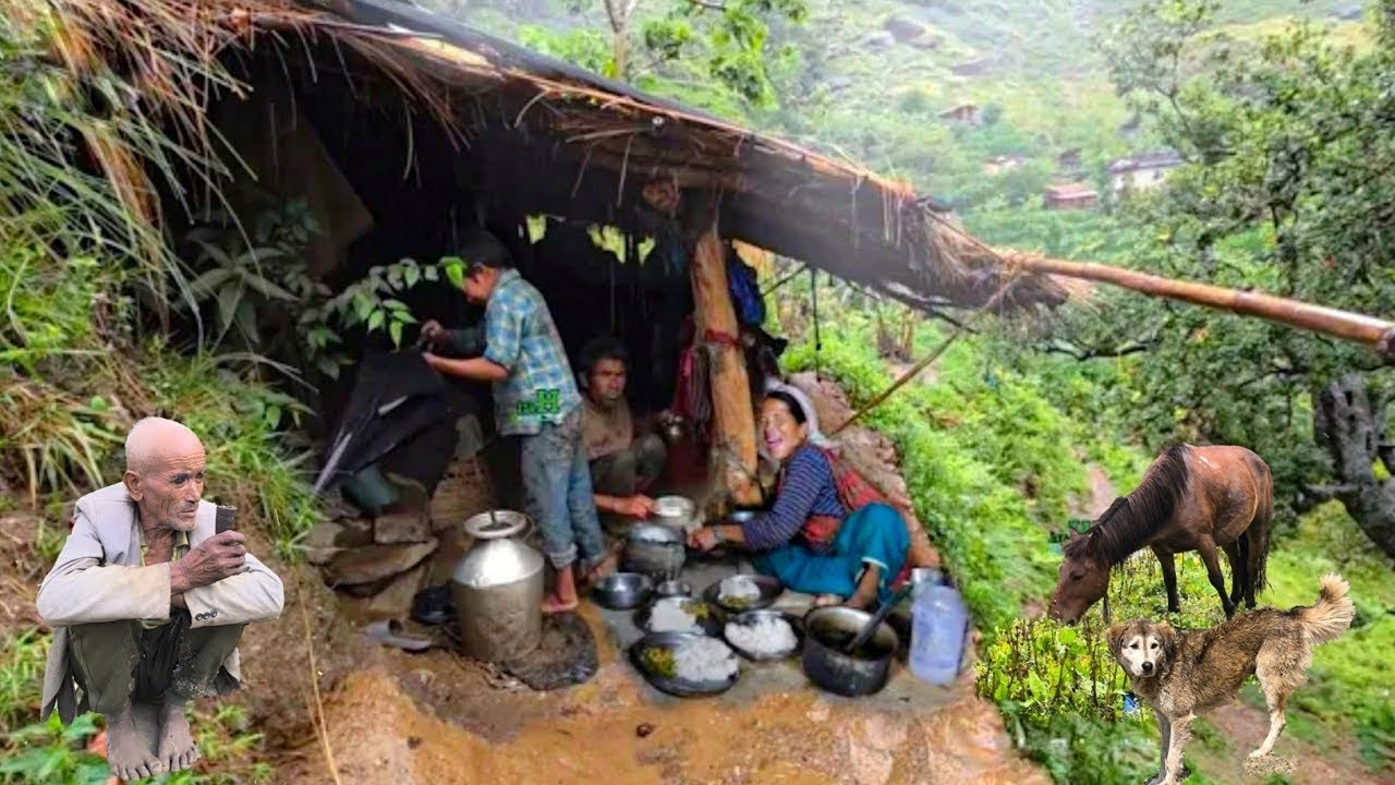 Himalayan Shepherds Life In Nepal || Very Poor But Happy Life || Village Life Documentary. 