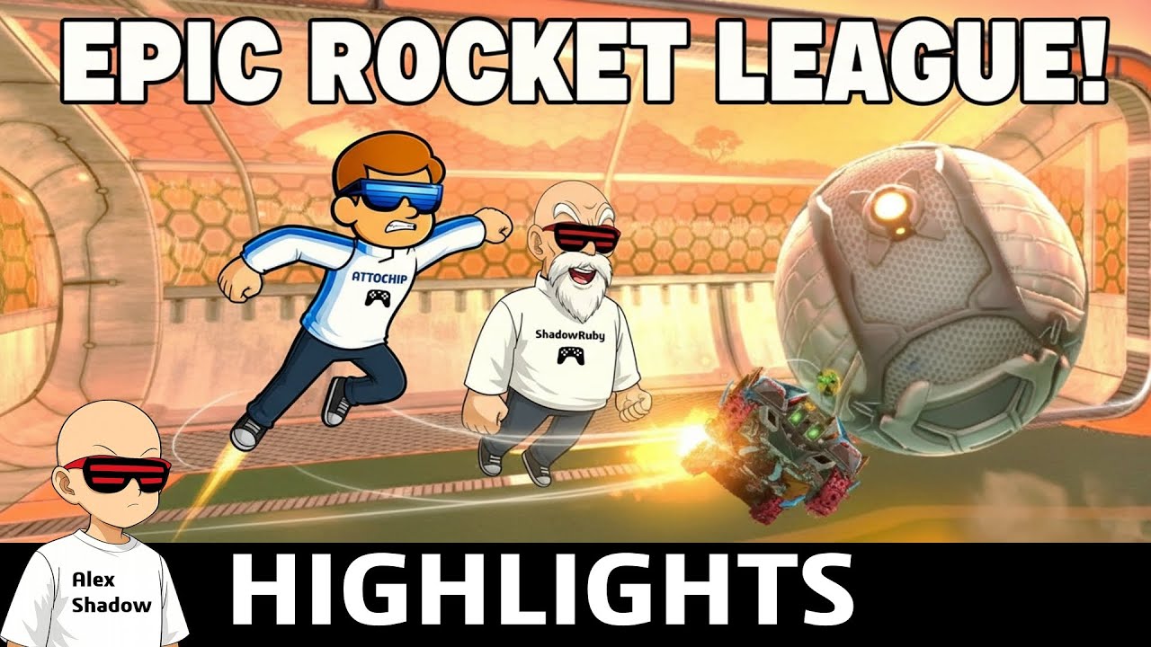 🚀⚽ INSANE 3v3 ROCKET LEAGUE GOALS! | ATTOCHIP x ShadowRuby x AlexShadow 🔥💥