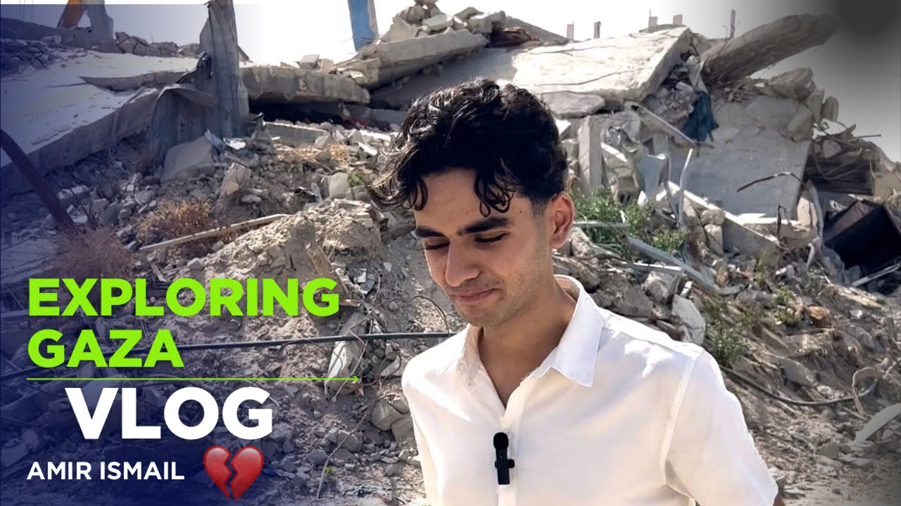 Exploring Gaza with Amir | it broke me completely💔🇵🇸#Vlog