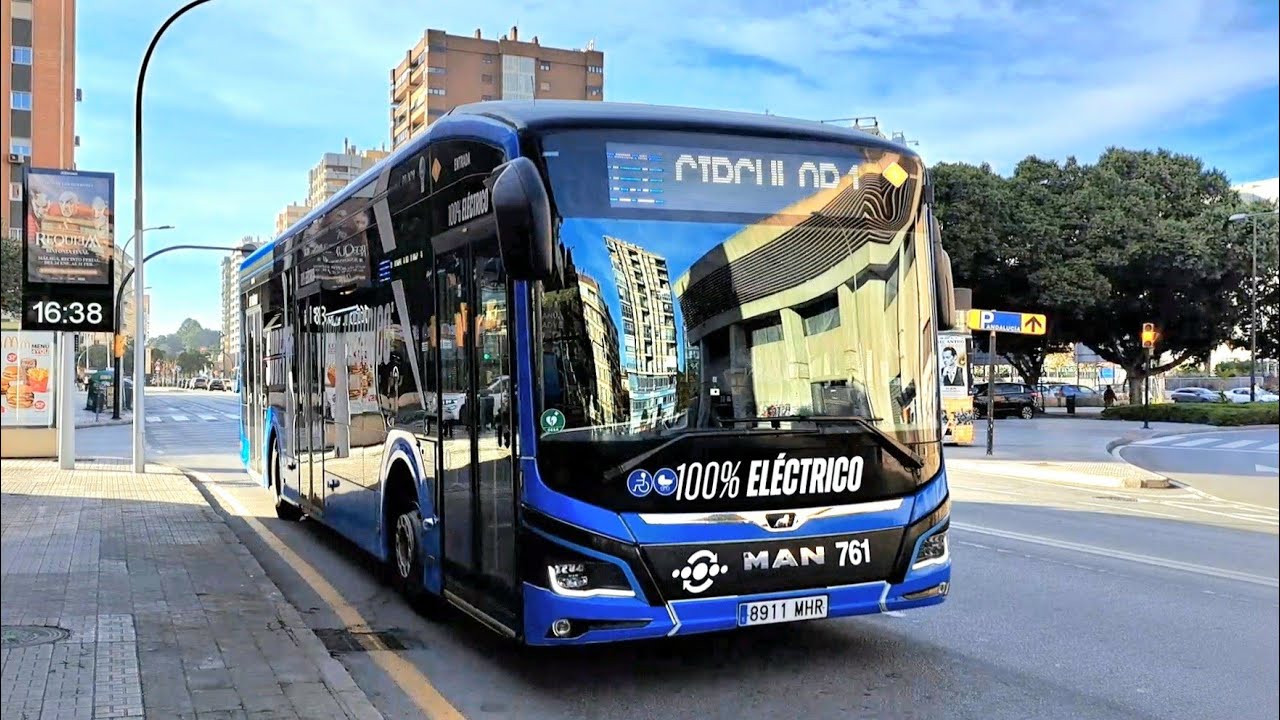 Nuevo MAN Lion's City E | Línea C1: Pz. Merced - Alameda - Av. Aurora | Bus urbano de Málaga