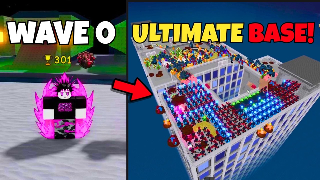 I Built the ULTIMATE Base in SURVIVE ZOMBIE ARENA (ROBLOX)