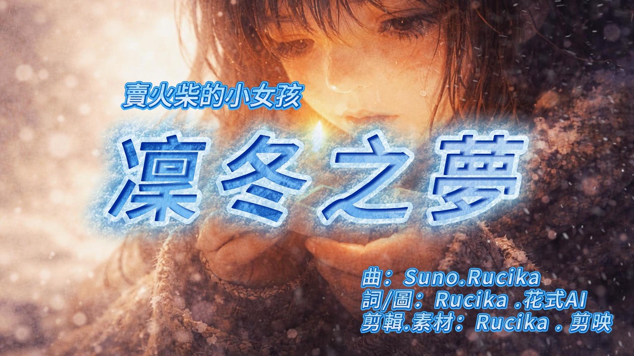 【童話系列01】凜冬之夢 #賣火柴的小女孩 #聖誕樹 #火柴