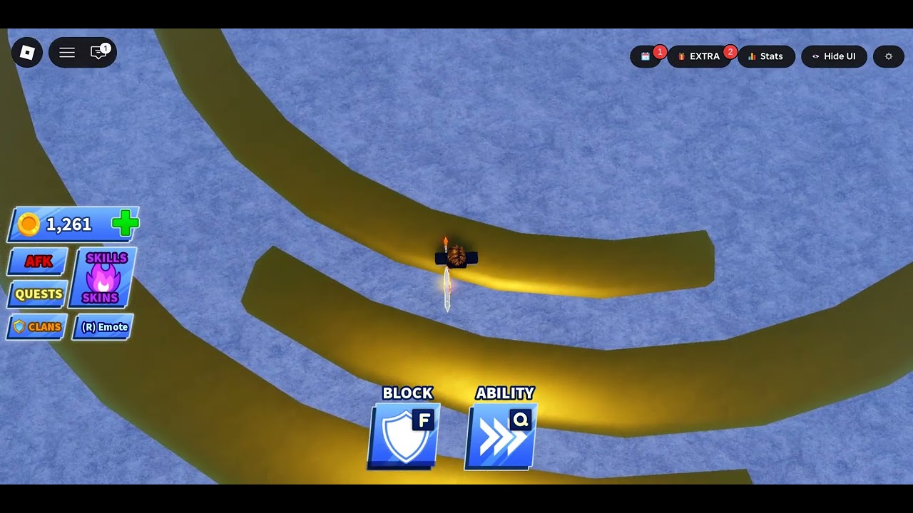Day 1 of trying to get 100 kills in blade ball