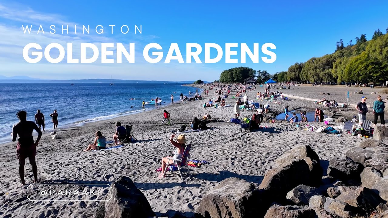 Golden Gardens Park 🌤️ in Seattle | Silent Vlog