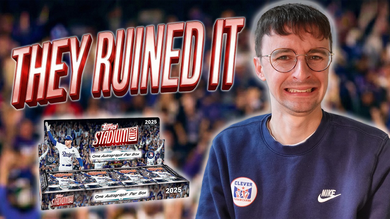 Компания Topps испортила Stadium Club? Почему удаление Chrome Cards было ОГРОМНОЙ ошибкой?