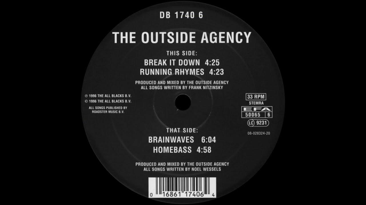 The Outside Agency - Break It Down - Mokum Records – MOK 65