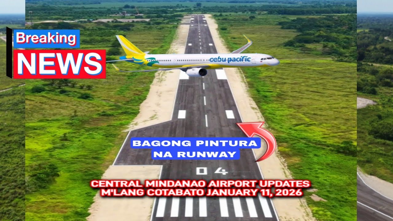 Updates Central Mindanao Airport M'lang North Cotabato January 11 2026