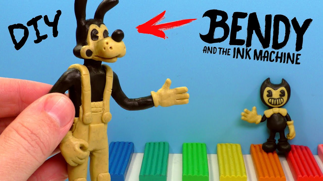 Making Boris Bendy and the Ink Machine | Clay Tutorial