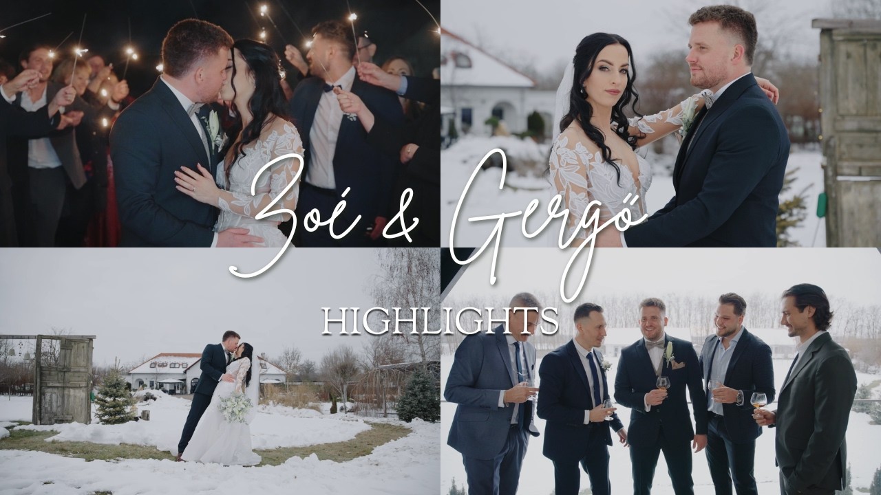 Esküvői videó | Zoé & Gergő – Deák Udvarház | Highlights