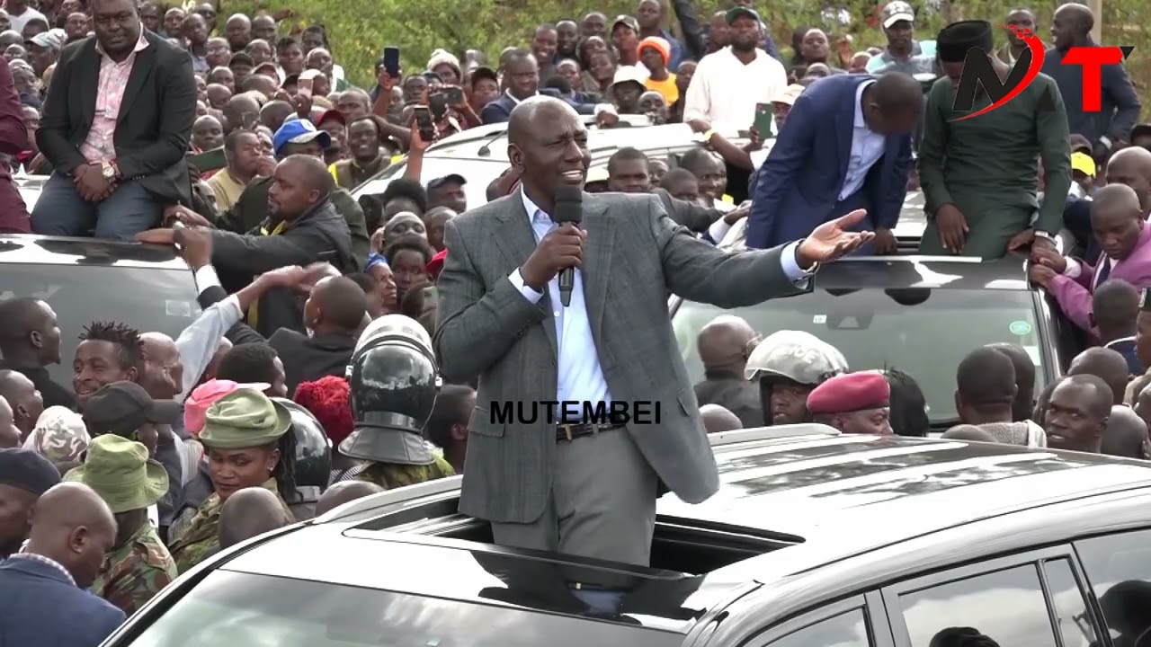 MIMI NIKO BUSY SANA SINA TIME YA KUKAA CHINI NA RAILA TUONGEE!!RUTO ATTACKS RAILA IN KISII