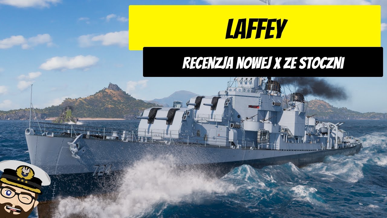 Laffey - Recenzja nowej X ze stoczni. Kapitan/moduły/gameplay. | World of Warships