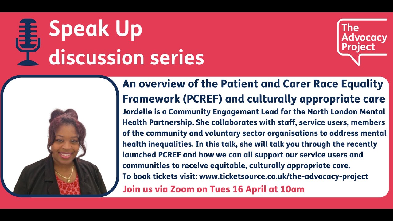 Speak Up April - Patient and Carer Race Equality Framework and culturally appropriate care