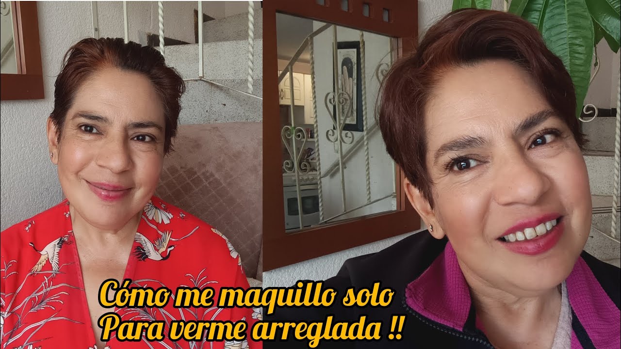 C&oacute;mo me maquillo para verme arreglada !!#mujerreal #maquillaje #tratamientosmujer 