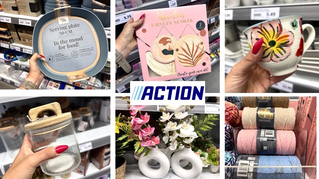 ACTION BARDZO DUŻO NOWOŚCI ❗️DUŻO DO KUCHNI ☕️PIĘKNE KWIATY💥PRACE KREATYWNE 💥