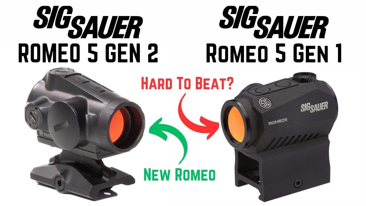 Sig Sauer Romeo5 Gen 1 против Gen 2 Red Dots: в чем разница?
