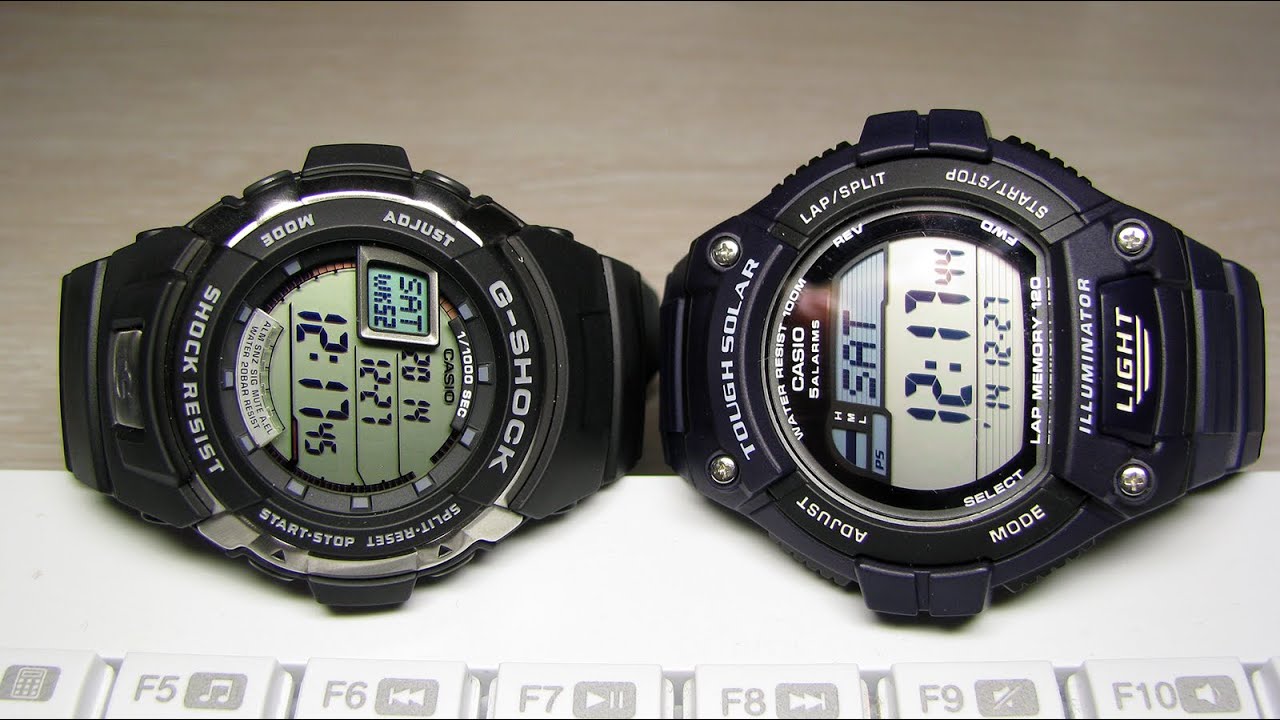 Casio G-Shock G-7700 vs Casio WS-220