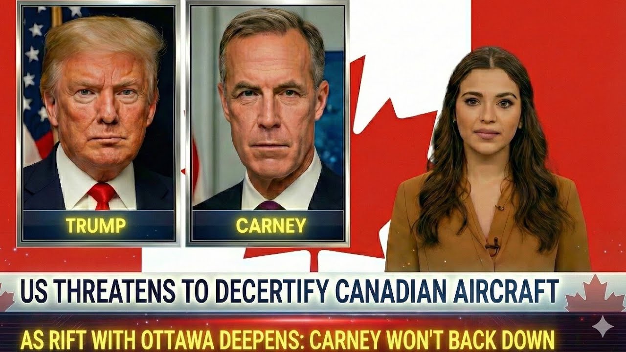  US  threatens to decertify canadian aircraft as rift with ottawa deepens.
