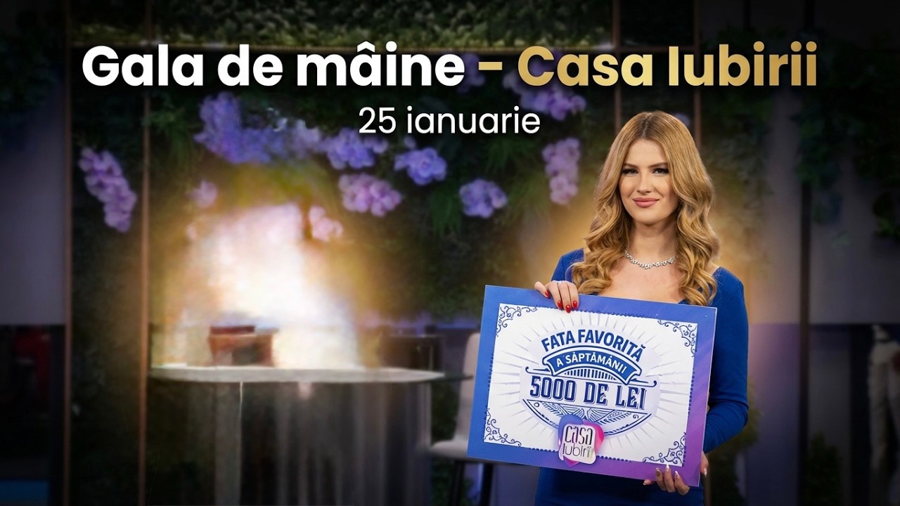 🔴GALA DE MÂINE CASA IUBIRII – 25 IUNIE | CINE PLEACĂ ȘI CINE E FAVORITUL?