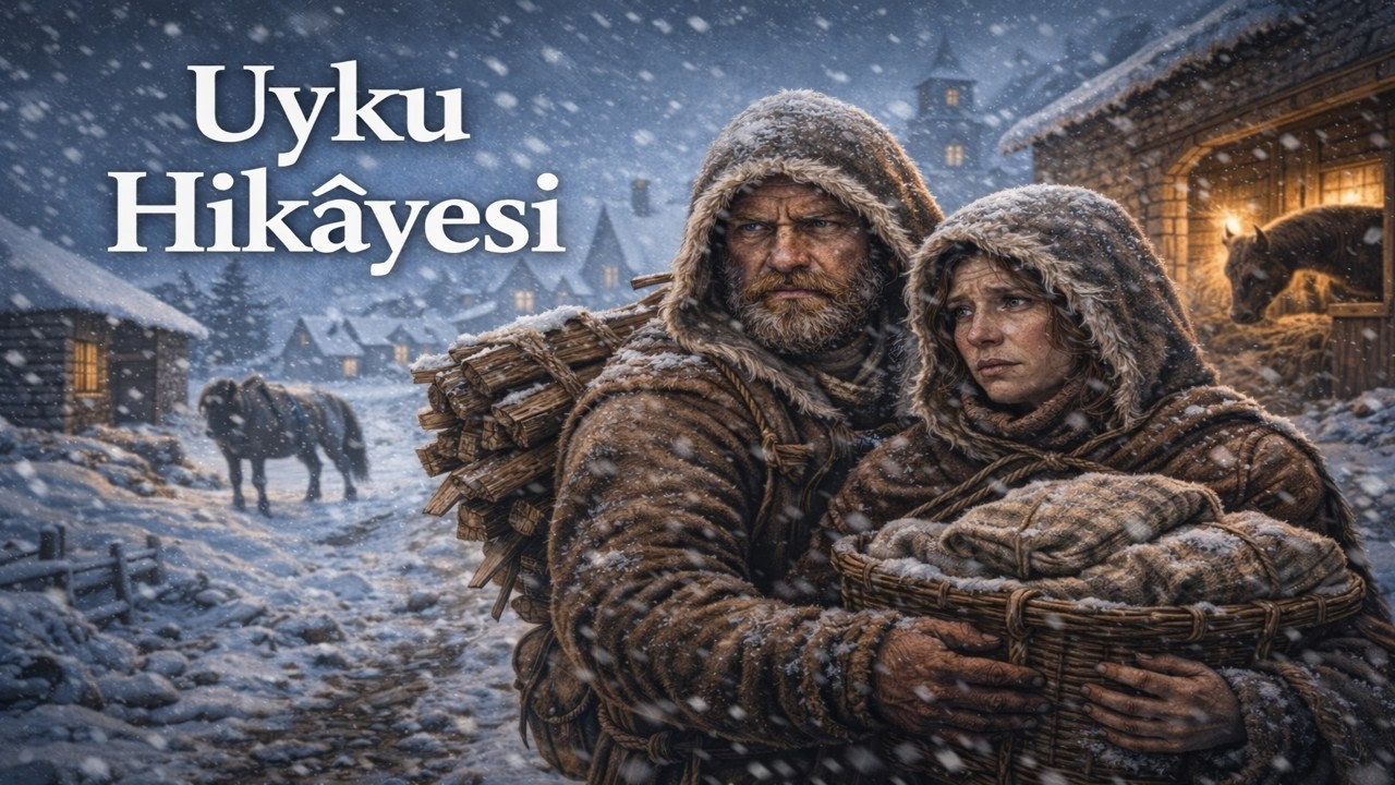 Orta Çağ’da Karlı Bir Kış Günü | Sessiz Köy Hayatı (Uyku Hikâyesi)
