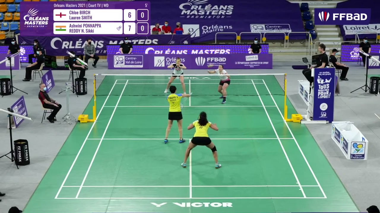 1/4 WD | Chloe BIRCH/Lauren SMITH (ENG) - Ashwini PONNAPPA/REDDY N. Sikki (IND) | Orl&eacute;ans Masters