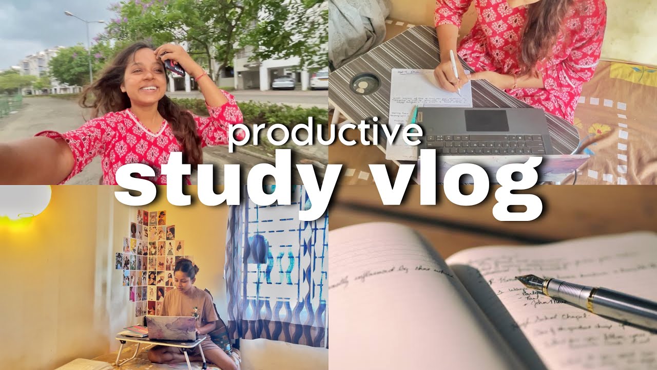 A PRODUCTIVE STUDY VLOG - Kolkata, India | MBA STUDENT | LONG WEEKEND | Mansi Gupta | MG546