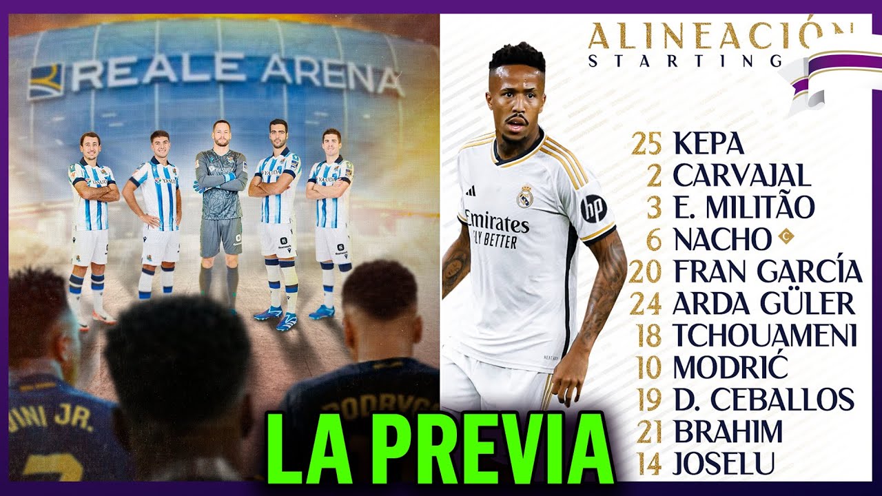 🔴 REAL SOCIEDAD vs REAL MADRID - ROTACIONES MASIVAS de CARLO ANCELOTTI