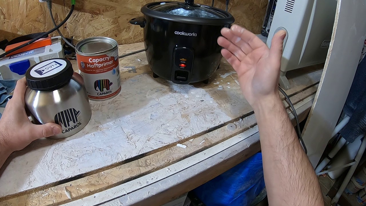 how to heat up your paint ready for spraying/painting the cheaper way!