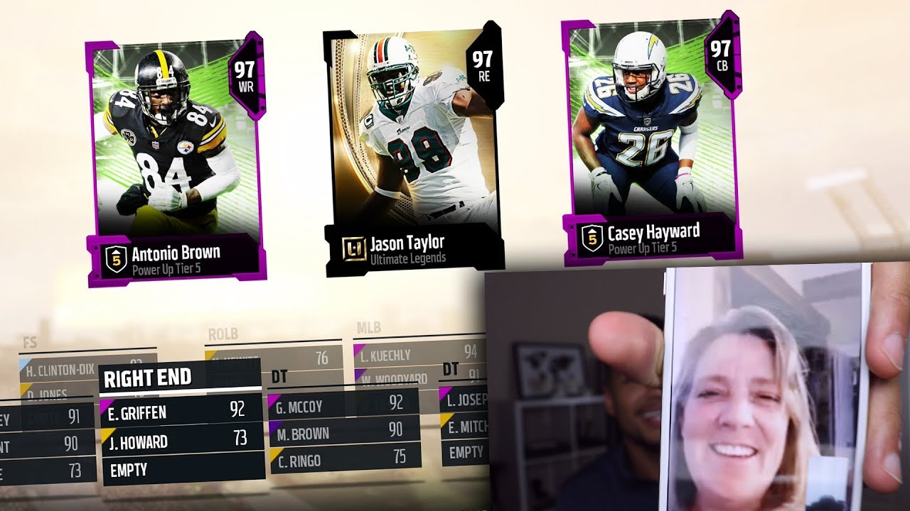 MY MOM DRAFTS MY TEAM!! MADDEN 18 DRAFT CHAMPIONS