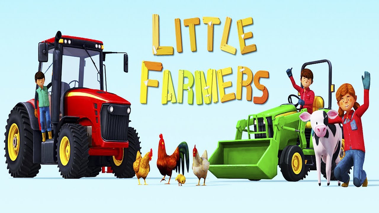 Little Farmers - Tractors and Harvesters for Kids - Children's cartoon Game
