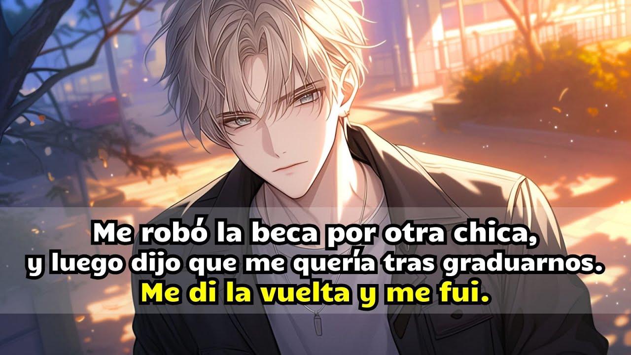 Me robó la beca por otra chica, y luego dijo que me quería tras graduarnos. Me di la vuelta y me fui