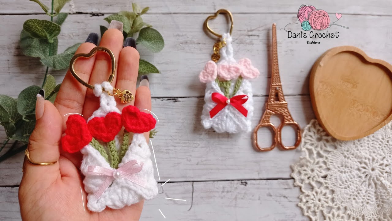 ORIGINAL idea para SAN VALENTÍN ❤️| LLAVERO A CROCHET 💌