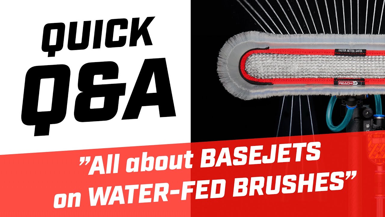All about Base Jets on Water-Fed Brushes