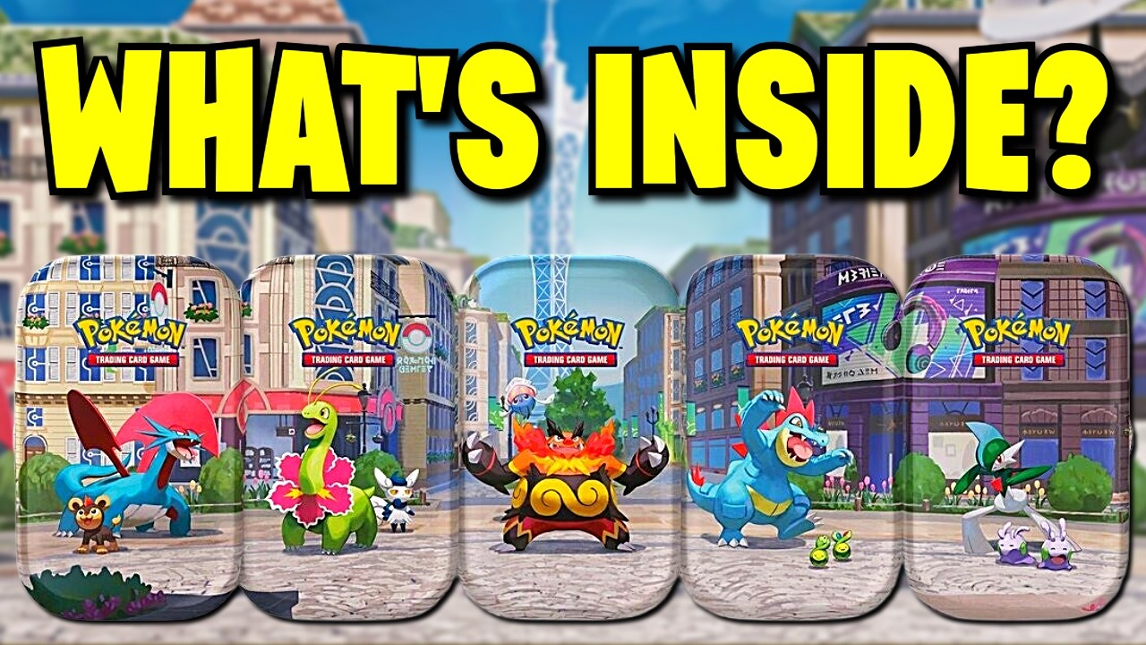 Что внутри мини-жестянок Pok&eacute;mon серии Lumiose City?