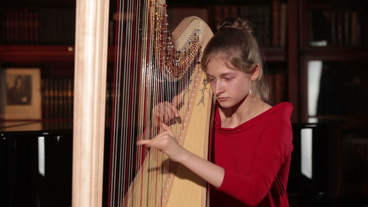 Bubnova Maria harp, Scarlatti D. Sonata K.209 in A-major