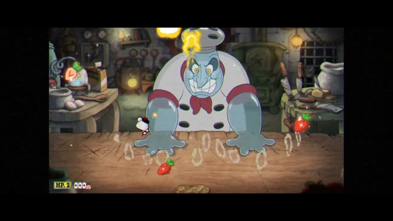 Cuphead: Chef Saltbaker BossFight