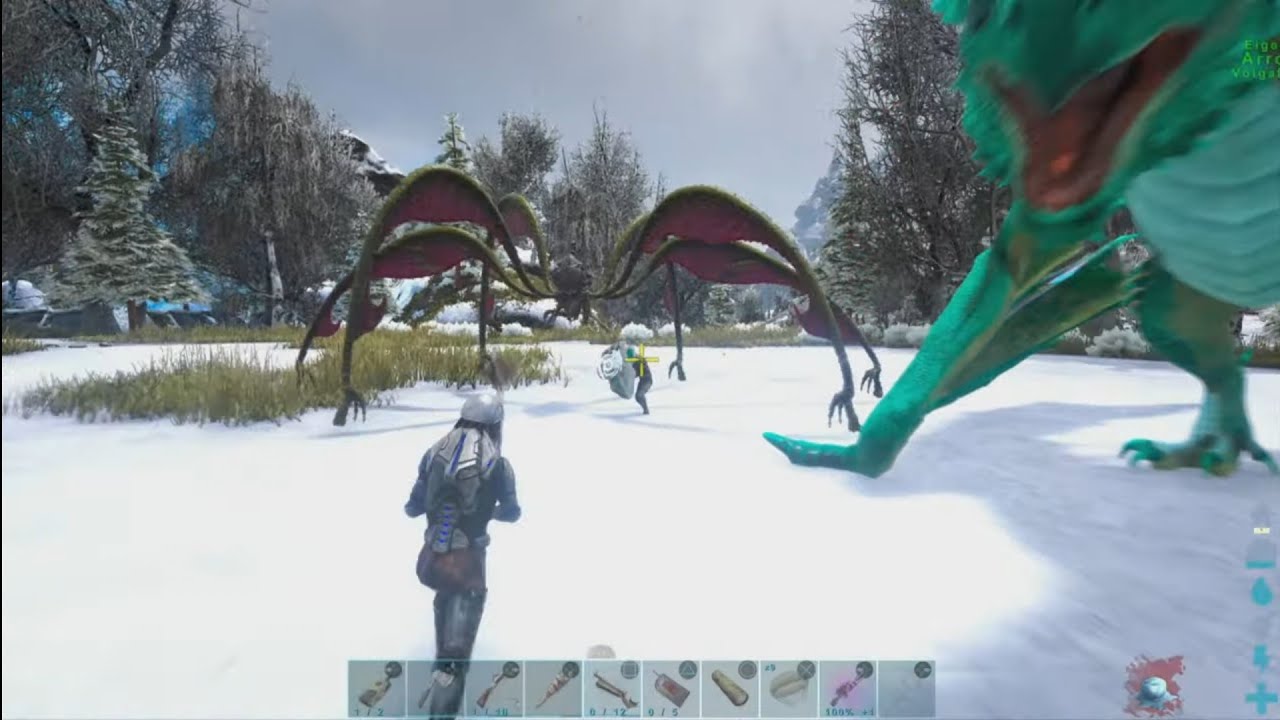 PVP Clips Pelagornis Base Raid Crystal Isles ARK Official PVP Small Tribes PS5