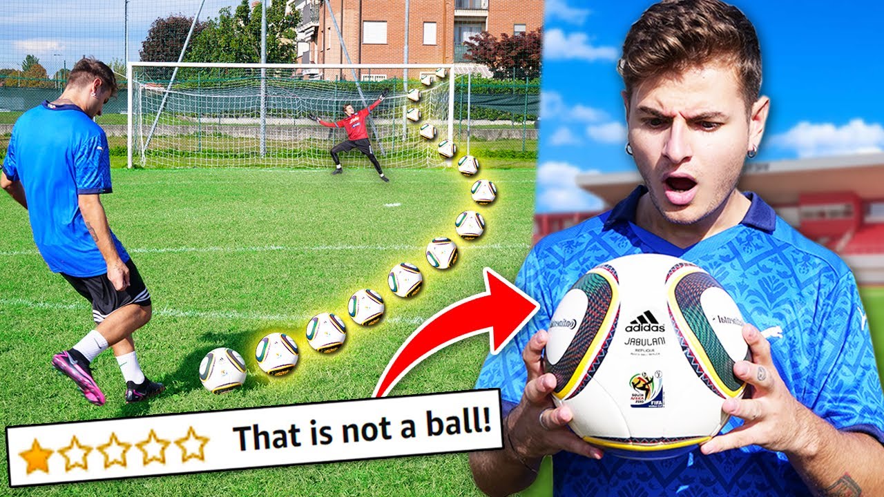 ⚽️ Ho PROVATO il PEGGIOR PALLONE di SEMPRE! JABULANI dei MONDIALI 2010 vs SERGEJ!