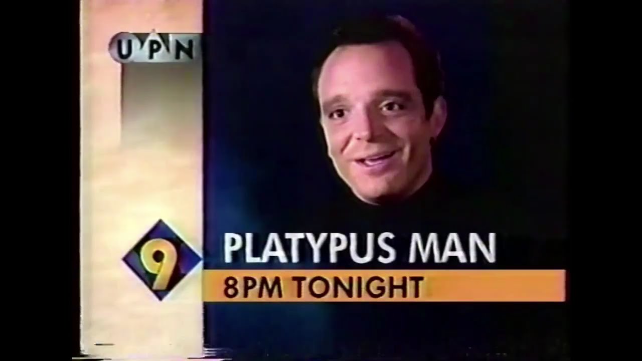 Platypus Man episode from February 1995 on MN station UPN 9 with commercials