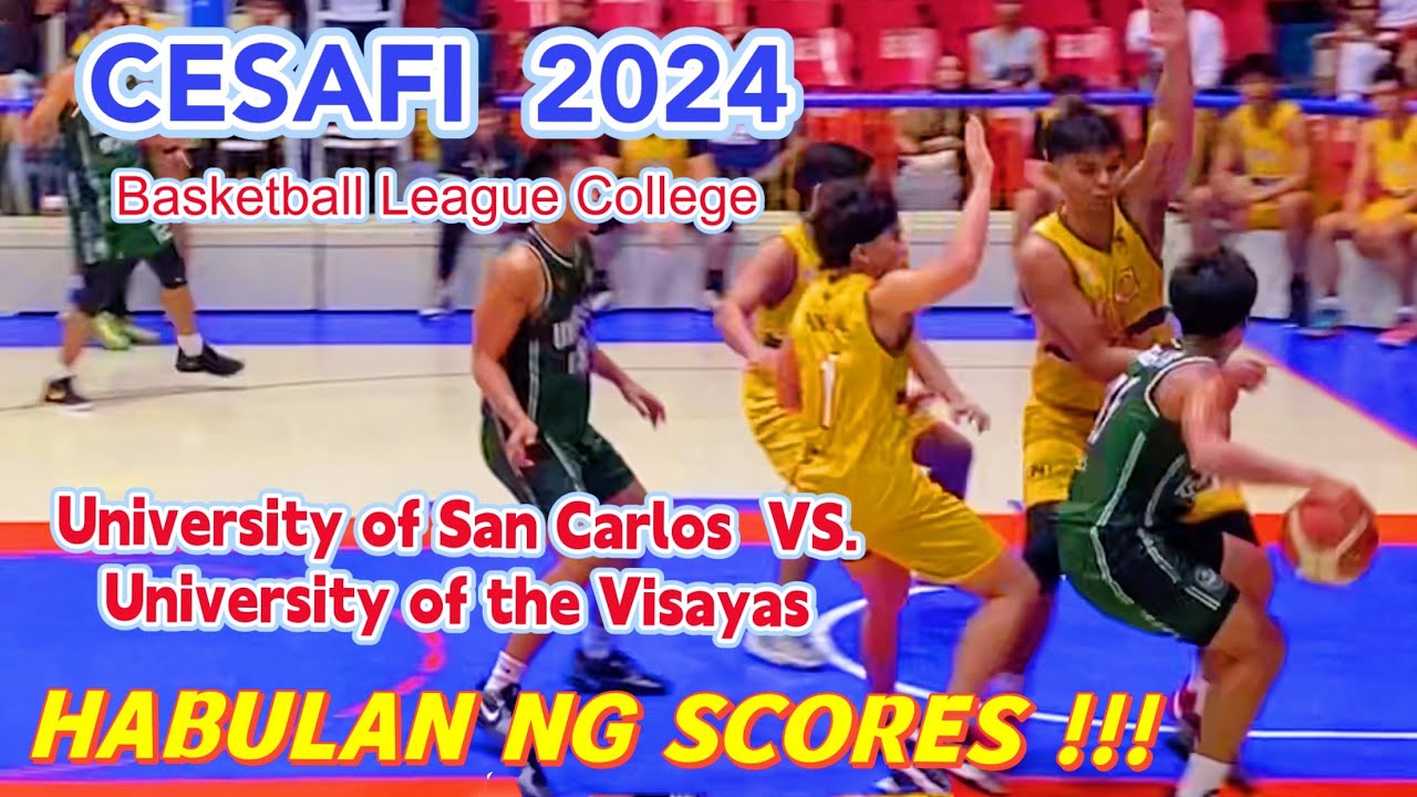 CESAFI 2024 University of San Carlos USC versus University of the Visayas UV COLLEGE Basketball