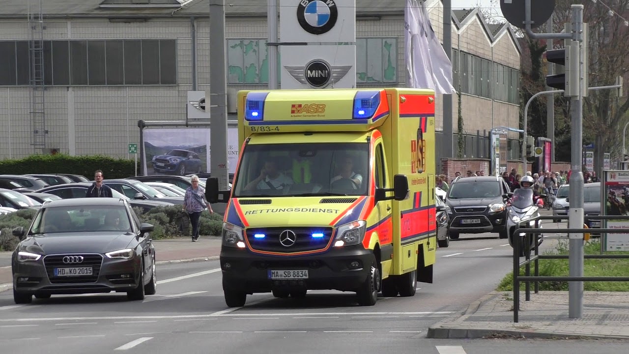 Einsatzfahrten Rettungsdienst in Mannheim um die HFW + RTH Chr. 53