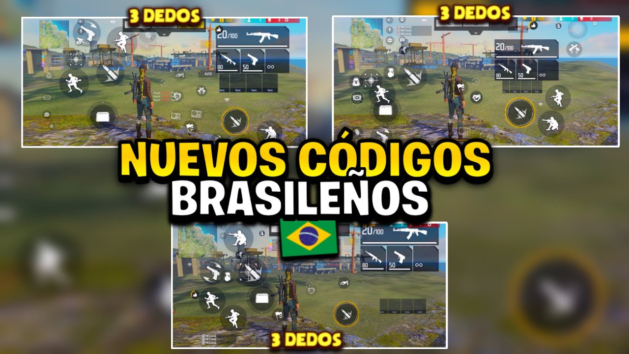 LOS MEJORES HUD A 3 DEDOS | BRASILEÑOS- CODIGOS ⚙️📲🇧🇷