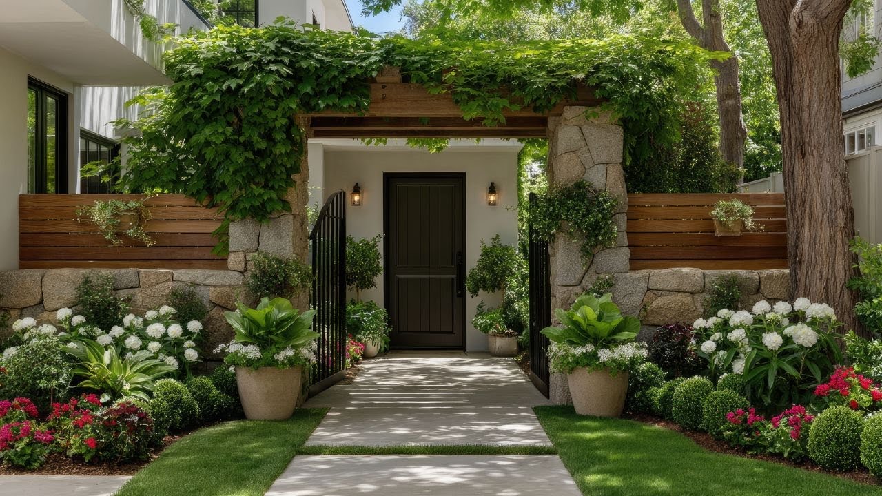 Front Yard Glow-Up 2026 ✨ Small Space Entryways with Stunning Garden Arches