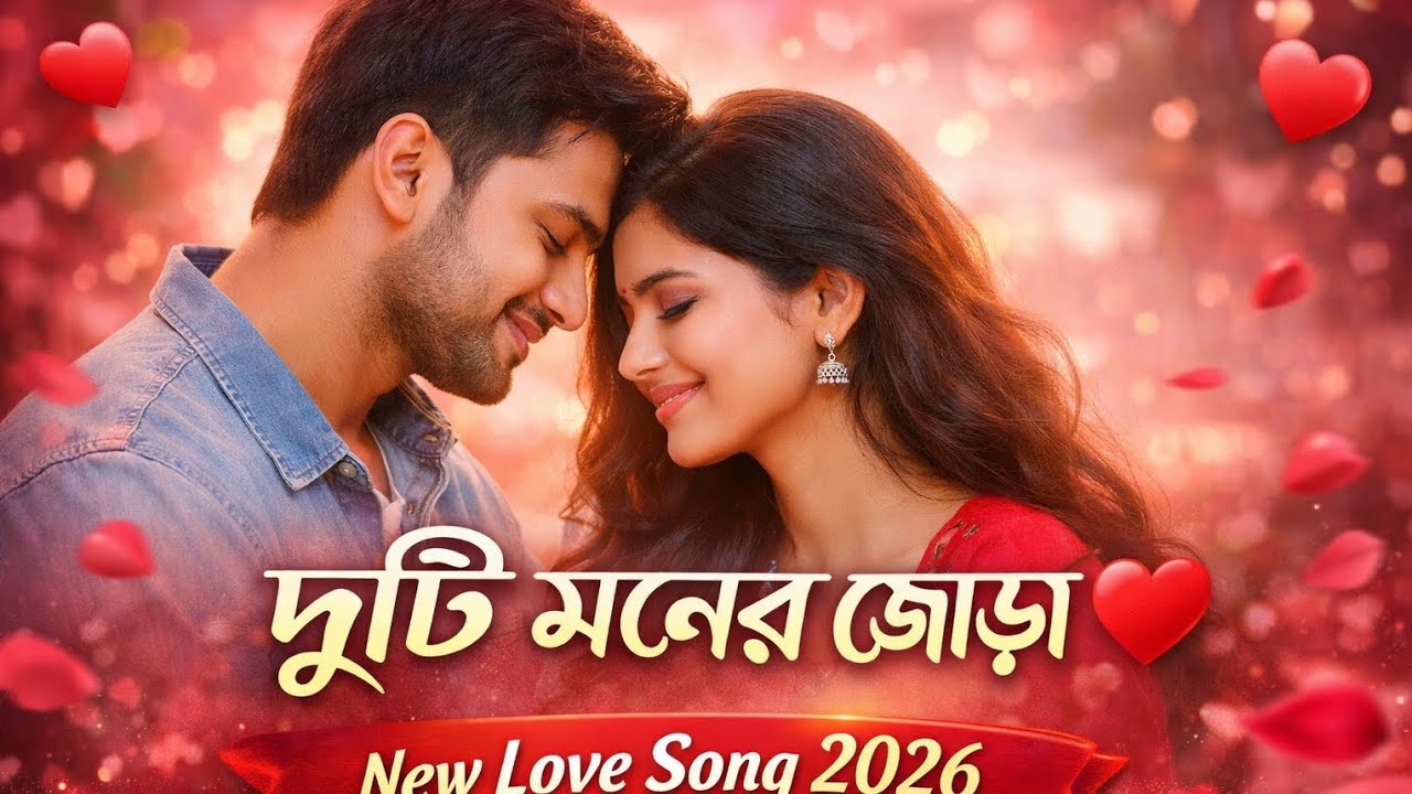 দুটি মনের লেগে গেছে জোড়া | Romantic Bangla Love Song 2026 | New Bengali Duet Song