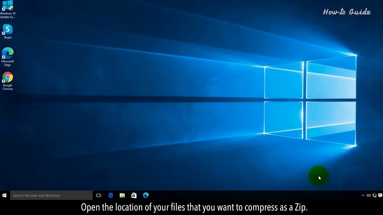 How To Create A Zip File :Tutorial